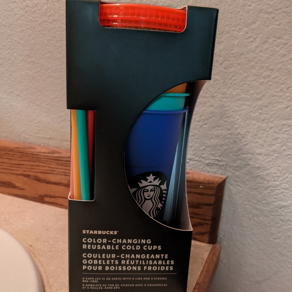 Pack of Starbucks Color changing cups